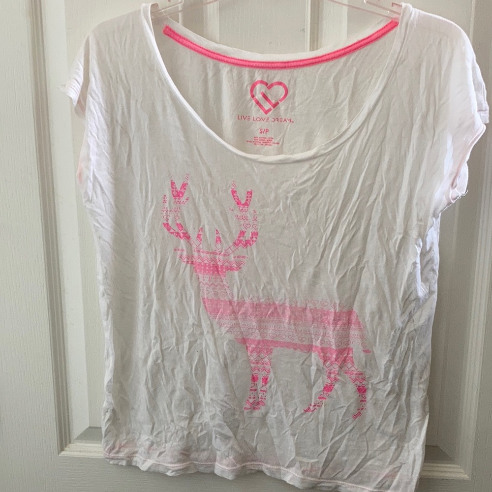 FINAL MARKDOWN Live love dream tee small